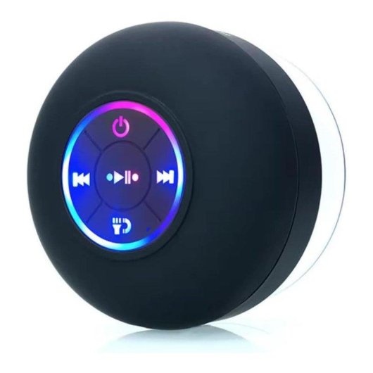 Altavoces Autrucker Bluetooth Portátil IPX4 con micrófono y luz LED