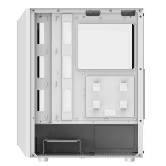 Carcasa PC Gaming darkFlash DK151 Midi Tower Blanca ATX Ventana Templada RGB