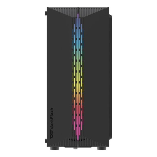 Carcasa PC darkFlash DK151 Midi Tower Negra ATX Ventana Templada RGB