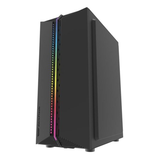 Carcasa PC darkFlash DK151 Midi Tower Negra ATX Ventana Templada RGB