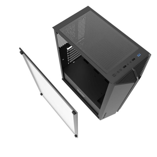 Carcasa PC darkFlash DK151 Midi Tower Negra ATX Ventana Templada RGB