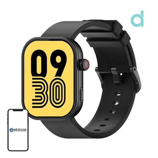 Zeblaze Btalk Plus Jet Bluetooth 2,03" IPS Nero Taglia Unica Resistente Acqua IP68 SpO2 Pulsometro