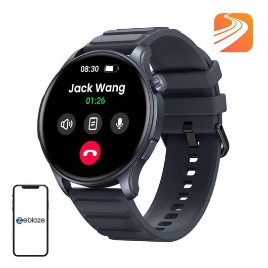 Zeblaze Btalk 3 Pro Bluetooth 1,43" AMOLED Cinzento Tamanho Único IP68 SpO2 Pulsómetro Monitor Sono