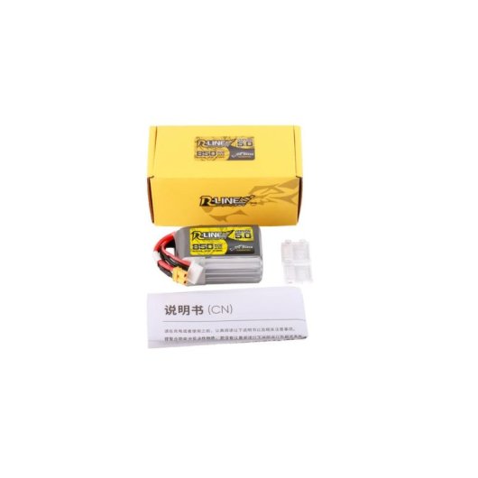 Batería Tattu R-Line 5.0 850 mAh 14,8 V 4S1P 150C XT30U-F para drones FPV