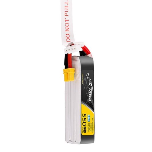 Batería Tattu 3S 550mAh 95C 11.4V HV Lipo con Conector XT30