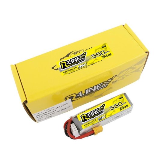 Batería Tattu R-Line 550mAh 11.1V 95C 3S1P XT30 para drones