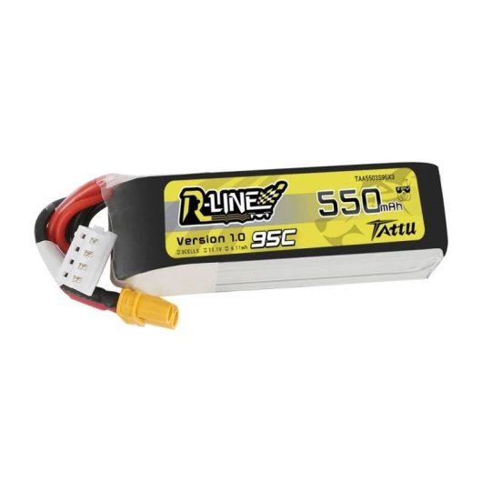 Batería Tattu R-Line 550mAh 11.1V 95C 3S1P XT30 para drones