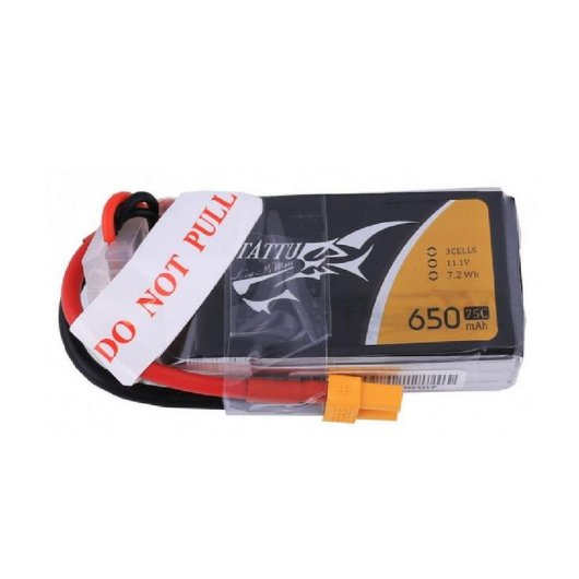 Batería Tattu 650mAh 11,1V 75C 3S1P para drones