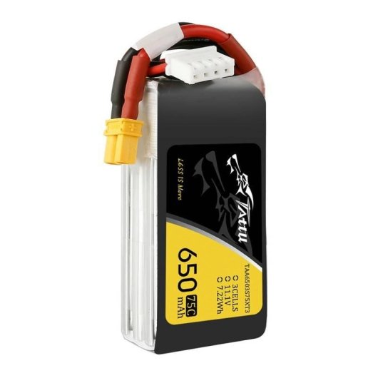 Batería Tattu 650mAh 11,1V 75C 3S1P para drones