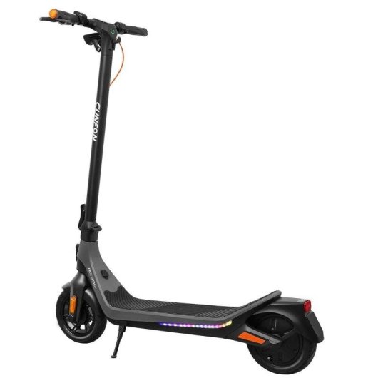 Patinete eléctrico CUNFON Rs300 500W 10" Doble freno Bluetooth Gris