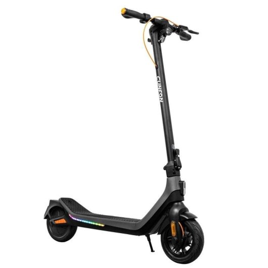 Patinete eléctrico CUNFON Rs300 500W 10" Doble freno Bluetooth Gris