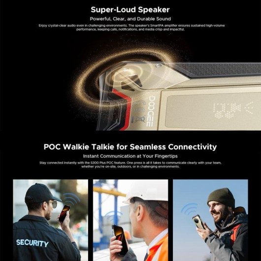 Doogee S300 Plus 5G 16GB 1TB 6.78" Negro