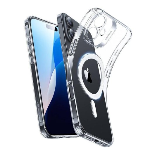 Capa para telemóvel ESR Zero Clear Case HaloLock Transparente Polímero para iPhone 16 Plus