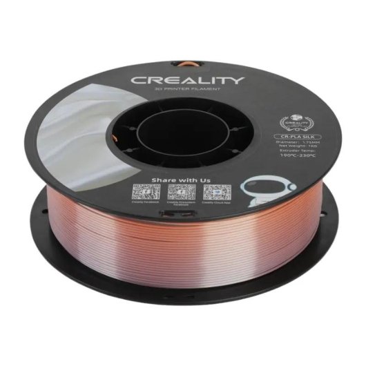 Filamento PLA Creality CR-Silk 3301120003 Rainbow 1,75 mm Sedoso Durable