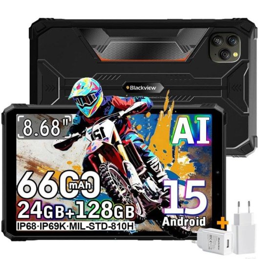 Tablet Blackview Active 5 4G 8,68" 6GB 128GB Verde