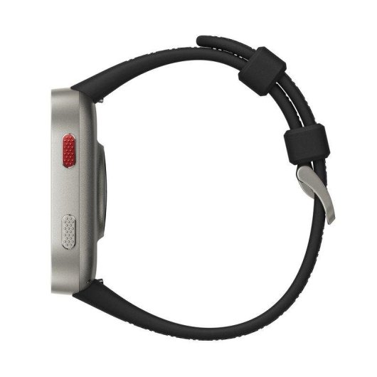 Amazfit Bip Max GPS Bluetooth 2,07" Plata Correa Negra S/M Pulsómetro Monitor Sueño