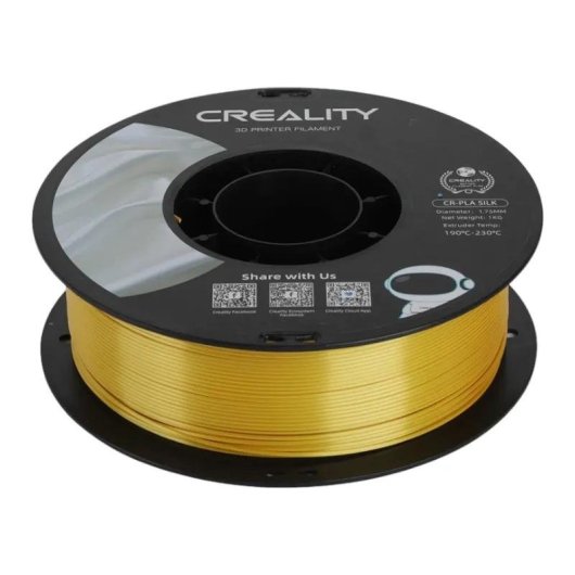 Filamento PLA Creality 3301120001 Oro 1,75 mm Seda Fácil Impresión