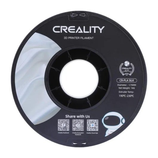 Filament PLA Silk Creality 3301120006 Blau 1,75 mm Seidiges Finish Langlebig