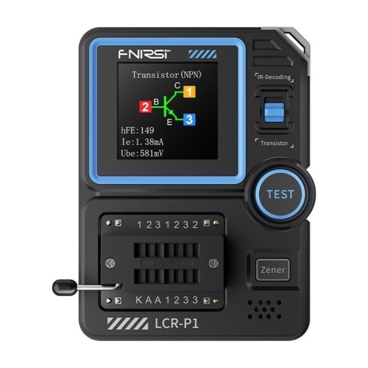 Calibrador multifunción FNIRSI LCR-P1 Negro 1.44" 300 mAh
