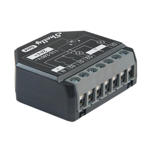 Relé Wi-Fi Shelly 2PM Gen4 Zigbee Matter Control persianas Monitorización energía Empotrable