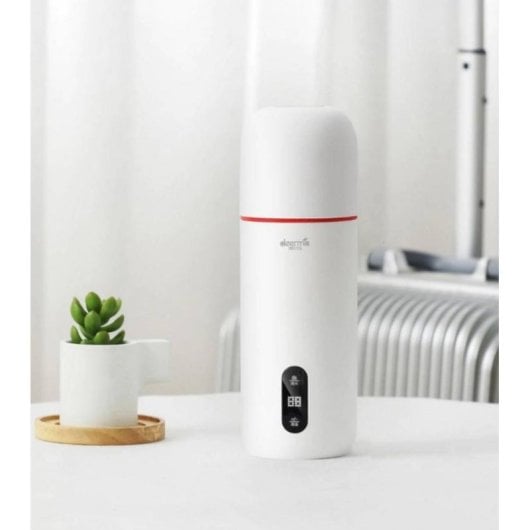 Elektrischer Thermos Deerma DR050 0,35 L Weiß Edelstahl Touch LED