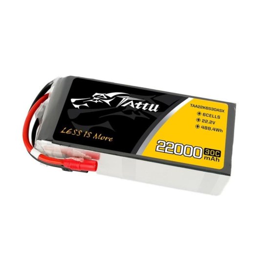 Batería Tattu TAA22K6S30ASX 22000 mAh 22,2 V LiPo para drones