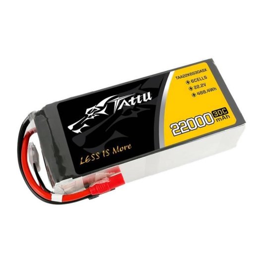 Batería Tattu TAA22K6S30ASX 22000 mAh 22,2 V LiPo para drones