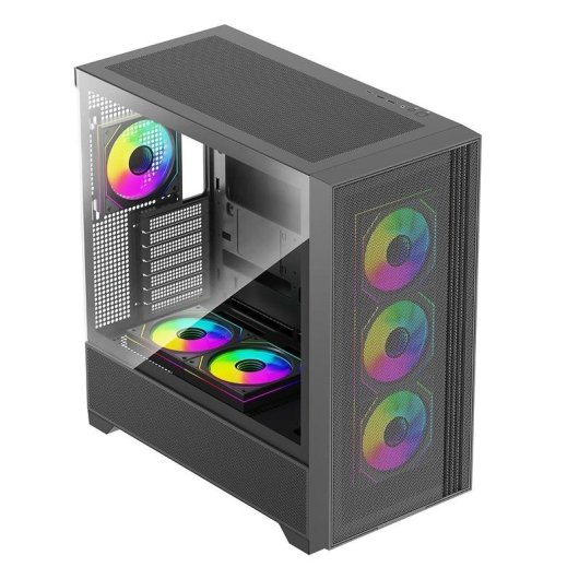 Carcasa Xilence Xilent Flux Midi Tower Negro EATX ATX micro ATX Mini-ITX