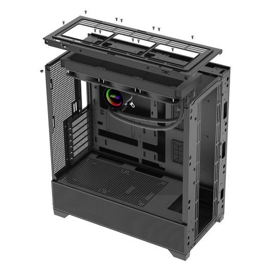 Carcasa Xilence Xilent Flux Midi Tower Negro EATX ATX micro ATX Mini-ITX