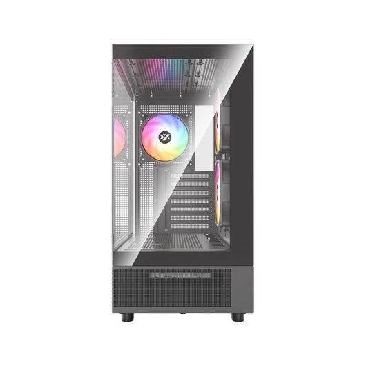 Carcasa PC XYZ AURORAX 50 Negro Midi Tower ATX Ventana Lateral