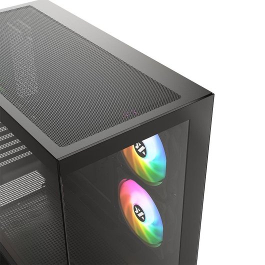 Carcasa PC XYZ AURORAX 50 Negro Midi Tower ATX Ventana Lateral