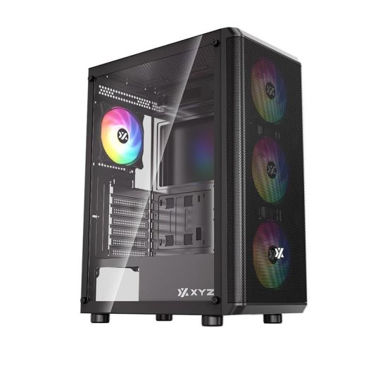 Boîtier PC XYZ AIRONE 60 Mesh Black ATX/Micro ATX/ITX