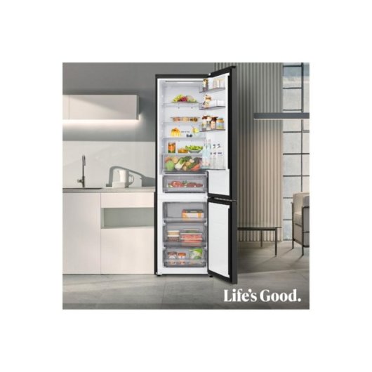 Frigorífico Combi LG GBBSJ20EEP No Frost 203cm 375L E Grafito IA