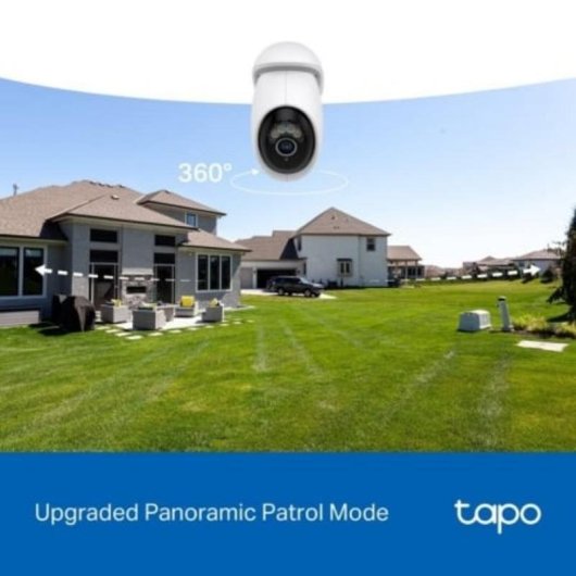 Câmera de vigilância TP-Link Tapo C560WS 4K Visão Noturna Interna e Externa IA e Alarme