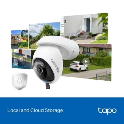 Câmera de vigilância TP-Link Tapo C560WS 4K Visão Noturna Interna e Externa IA e Alarme