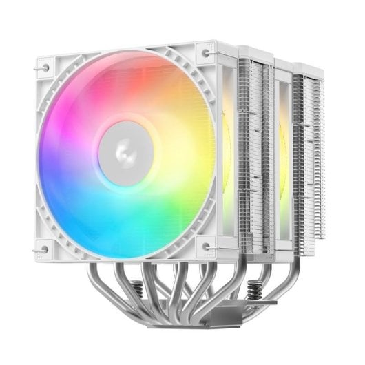 Refrigeración Aire Deepcool Socket AM4 AM5 LGA 1700 120mm AG620 G2 WH ARGB