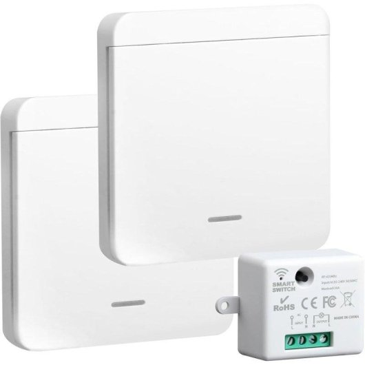 Interruttore Intelligente Autrucker Kit 10A AC85-265V 433MHz Bidirezionale