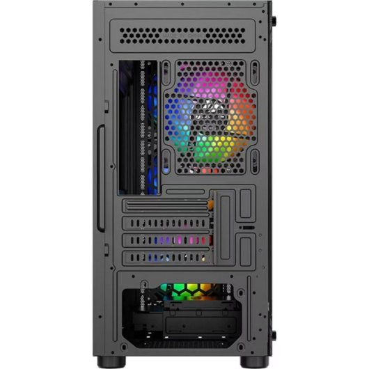 Boîtier PC Mini Tower Micro ATX xyz X-CS-AIRONE60LT-M-B Noir