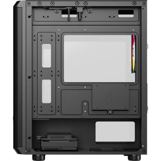 Boîtier PC Mini Tower Micro ATX xyz X-CS-AIRONE60LT-M-B Noir
