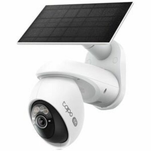 Câmera de vigilância TP-Link Tapo C660 4K Visão Noturna Externa IA Alarme Painel Solar Áudio Bidirecional