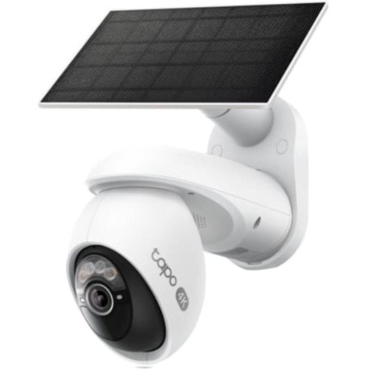 Câmera de vigilância TP-Link Tapo C660 4K Visão Noturna Externa IA Alarme Painel Solar Áudio Bidirecional