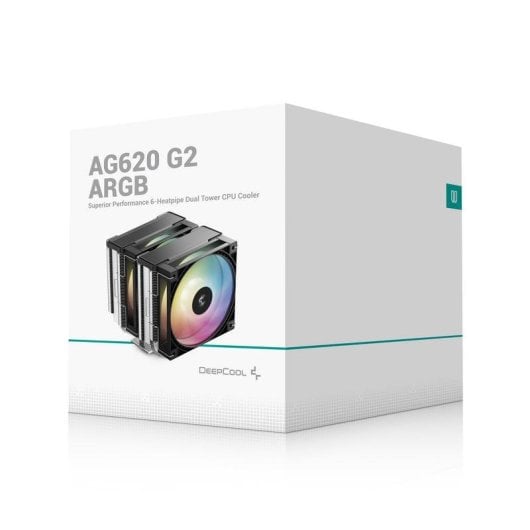 Refrigeración Aire Deepcool Socket AM4 AM5 LGA 1700 120mm AG620 G2 ARGB Dual Ventilador