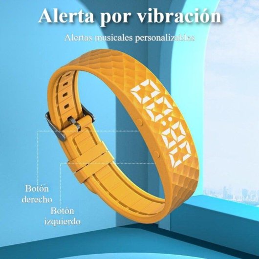 Bracciale attività Autrucker USB Rosa Contapassi Calorie Sonno Sveglia