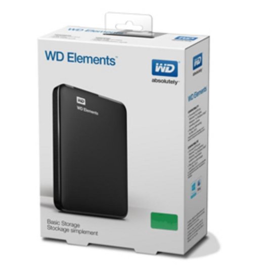 Disco Rígido WD Elements WDBU6Y0015BBK 1,5 TB HDD USB 3.2 Gen 1 Preto