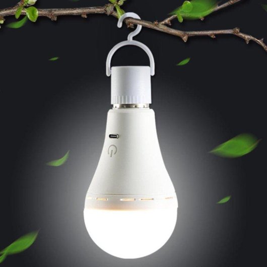 Lampe de Camping Autrucker USB Recargable E27 3 Modes avec Télécommande