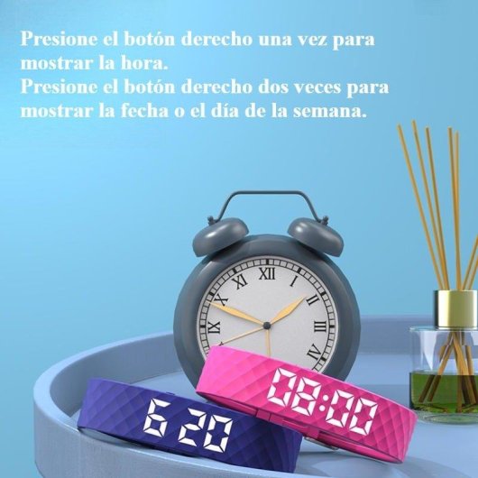 Bracciale attività Autrucker Nero USB Contapassi Calorie Sonno Sveglia