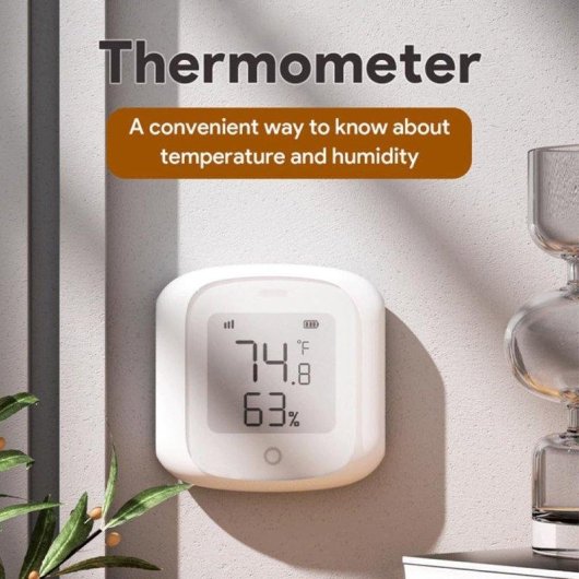 Sensor de Temperatura y Humedad Autrucker Wifi Alta Precisión Compatible Alexa