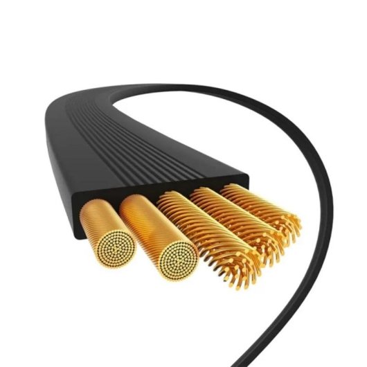 Retraktabler Kabel Baseus Free2Pull USB-C nach Lightning 1 m Schwarz