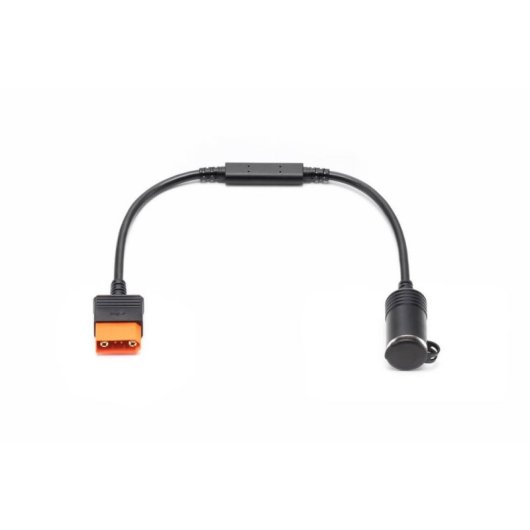 Cable de Carga DJI Power 12V para Coche CP.DY.00000049.03 Negro/Naranja