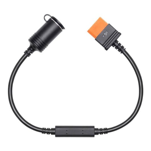Cable de Carga DJI Power 12V para Coche CP.DY.00000049.03 Negro/Naranja